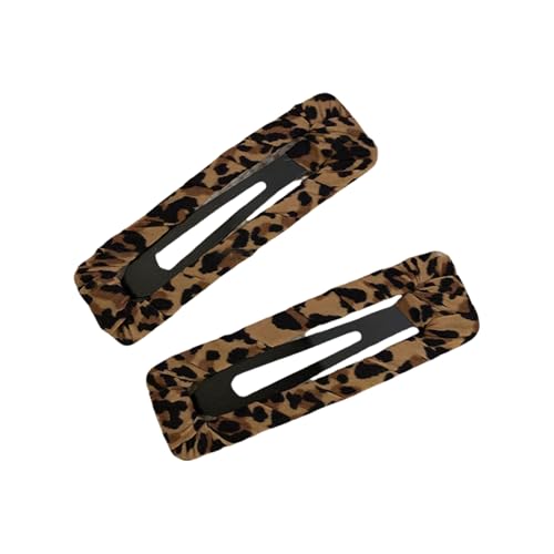 2pcs Einzigartiges Design Leoparden Muster Mischhaarclip Duckbill Haarnadel Für Jugendfrauen Modische Mädchen Jeden Kleidung von Dawutocap