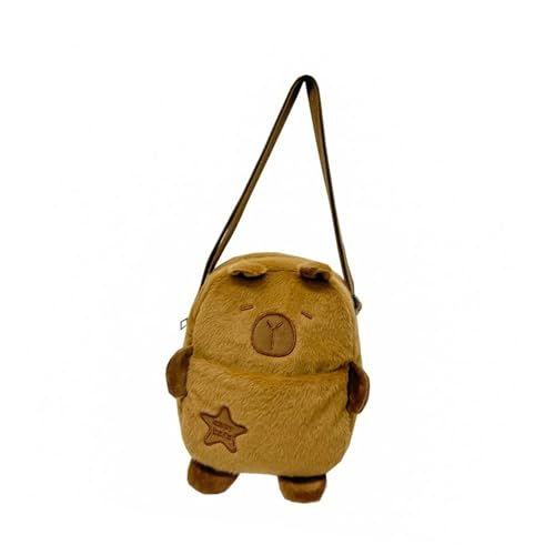 All Matching Crossbody Bag Für Frauen Mädchen Schulter Schöne Boten Cartoon Brust Pendeln Cartoon Brust Plüsch Capybara Schulter Schöner Messenger von Dawutocap