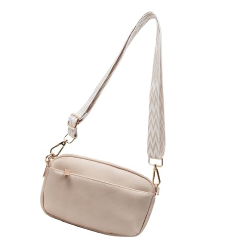 Damen-Umhängetasche, stilvolle lässige Handtasche, PU-Leder, Kuriertasche, koreanischer Stil, Crossbody, Damen, Pendeln, Frauen, Schultertasche, PU-Leder, koreanische Stile für die Arbeit, khaki, One von Dawutocap