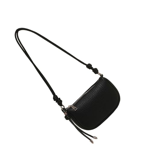 Damen-Umhängetasche aus PU-Leder, stilvolle Umhängetasche, trendig, für den Alltag, einfarbig, Kuriertasche, einfaches Pendeln, Damen-Umhängetasche, PU-Leder, Münzgeldbörse, einfache Schulter, Schwarz Damen-Umhängetasche aus PU-Leder, stilvolle Umhängetasche, trendig, für den Alltag, einfarbig, Kuriertasche, einfaches Pendeln, Damen-Umhängetasche, PU-Leder, Münzgeldbörse, einfache Schulter, Schwarz von Dawutocap