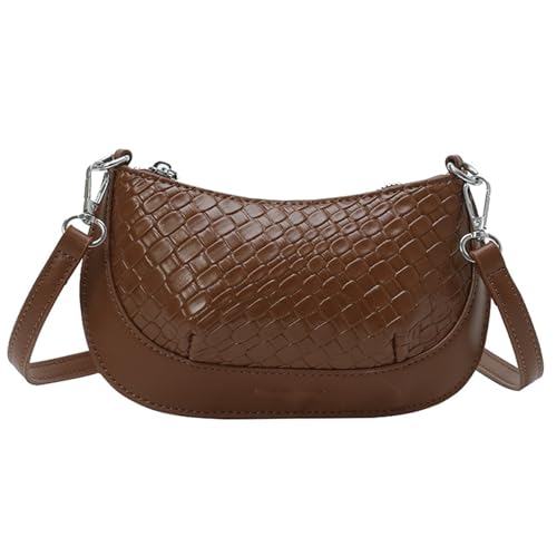 Dawutocap Damen-Umhängetasche, Bonbonfarben, klein, PU-Leder, trendig, modisch, Kuriertasche, Bonbonfarben, Umhängetasche, PU-Leder, Größe S, braun, One Size Dawutocap Damen-Umhängetasche, Bonbonfarben, klein, PU-Leder, trendig, modisch, Kuriertasche, Bonbonfarben, Umhängetasche, PU-Leder, Größe S, braun, One Size von Dawutocap