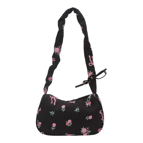 Dawutocap Damen-Unterarmtasche, große Kapazität, Umhängetasche, modisch, Pendeln, Blumendruck, Handtasche, plissiert, Achselhöhle, große Kapazität, Schulter für Damen, einfache Achsel-Handtasche Dawutocap Damen-Unterarmtasche, große Kapazität, Umhängetasche, modisch, Pendeln, Blumendruck, Handtasche, plissiert, Achselhöhle, große Kapazität, Schulter für Damen, einfache Achsel-Handtasche von Dawutocap