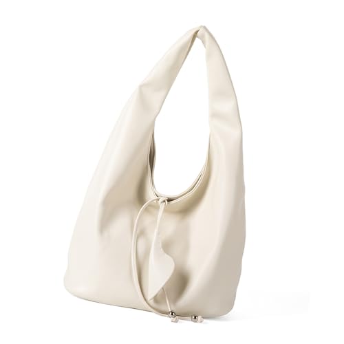 Dawutocap Elegante Schultertasche, PU-Unterarm-Geldbörse, geräumige Achseltasche für modische und praktische Verwendung in verschiedenen Anlässen, lässige Alltags-Arbeitshandtaschen, weiß, One Size Dawutocap Elegante Schultertasche, PU-Unterarm-Geldbörse, geräumige Achseltasche für modische und praktische Verwendung in verschiedenen Anlässen, lässige Alltags-Arbeitshandtaschen, weiß, One Size von Dawutocap