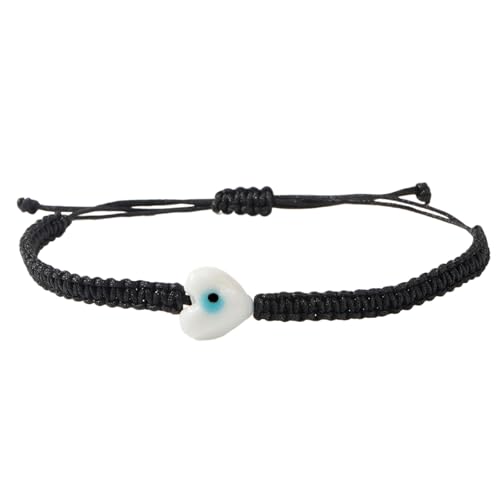 Dawutocap Mehrfarbige Handgefertigte Fadenarmband Schutz Böser Augen Charme Tragbares Unisex Festival Schmuck Geschenk Multikolor Seilarmband von Dawutocap