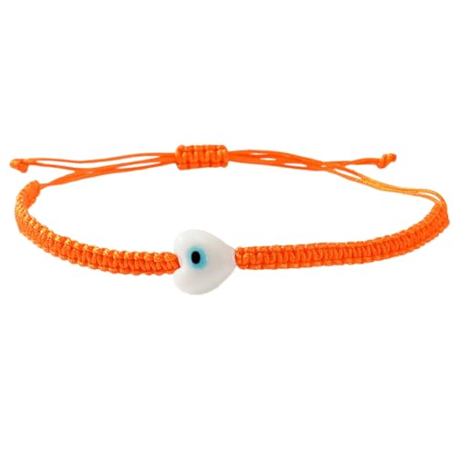 Dawutocap Mehrfarbige Handgefertigte Fadenarmband Schutz Böser Augen Charme Tragbares Unisex Festival Schmuck Geschenk Multikolor Seilarmband von Dawutocap