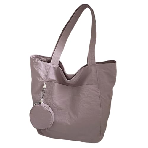 Dawutocap Praktische Damen-Schultertasche aus Nylon mit geräumigem Innenfutter, Unterarmtaschen, lässige Handtasche für Pendler und Reisen, leichte Pendlertasche, a, One Size Dawutocap Praktische Damen-Schultertasche aus Nylon mit geräumigem Innenfutter, Unterarmtaschen, lässige Handtasche für Pendler und Reisen, leichte Pendlertasche, a, One Size von Dawutocap