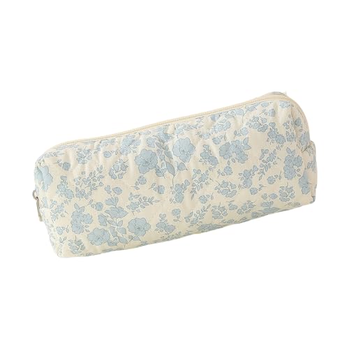 Dawutocap Stiftehalter mit weichem Blumendruck, für Kinder und Erwachsene, niedliche Make-up-Tasche, B von Dawutocap