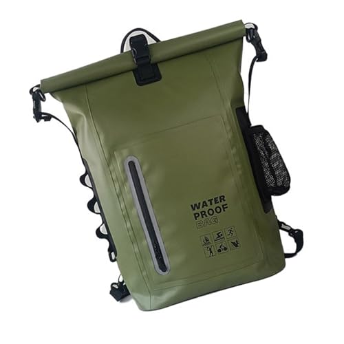 Dawutocap Wasserabweisender Mehrzweck-Rucksack, ergonomische Schultertasche, PVC, für Radfahren, Wandern, Reisen, unverzichtbare Aufbewahrung, wasserabweisend, Laptop-Rucksäcke, B, One Size Dawutocap Wasserabweisender Mehrzweck-Rucksack, ergonomische Schultertasche, PVC, für Radfahren, Wandern, Reisen, unverzichtbare Aufbewahrung, wasserabweisend, Laptop-Rucksäcke, B, One Size von Dawutocap