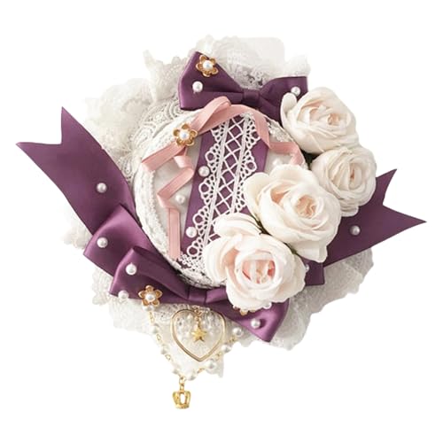 Einzigartige Blumen-Haarspange für Damen, Pferdeschwanz-Halter, Kopfschmuck, zarte Haarnadel, Braut, Brautjungfern, Haar-Accessoire Einzigartige Blumen-Haarspange für Damen, Pferdeschwanz-Halter, Kopfschmuck, zarte Haarnadel, Braut, Brautjungfern, Haar-Accessoire von Dawutocap