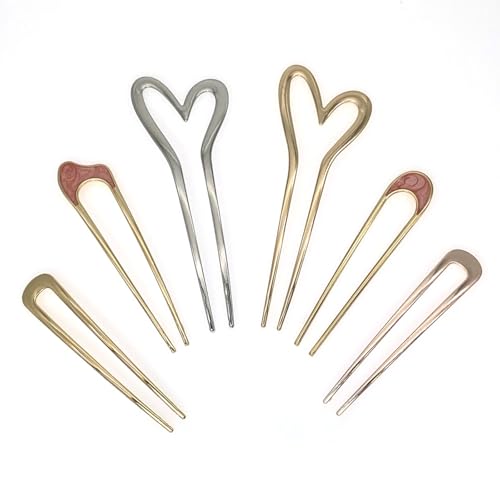 Einzigartige Form Haarstifte Große Französische Metallstyling Accessoires Für Frauen Brötchen Haarstücke Haarclip Fashion Haardekore von Dawutocap