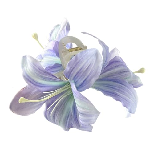 Elegante Blumenhaarclip Starker Grip Hair Claw Clip Mit Acrylklemme Für Frauen Jeden Alters Verschiedene Outfits von Dawutocap