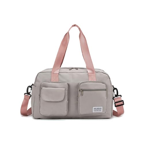 Fitness-Tasche, Trainingstasche, Gepäck, großes Fassungsvermögen, Reisen, Krankenhaus, Übernachtung, Wochenenden, Sport, Fitness, Reisegepäck, Fitnessstudio, Schwimmen, Wochenenden für Damen, grau Fitness-Tasche, Trainingstasche, Gepäck, großes Fassungsvermögen, Reisen, Krankenhaus, Übernachtung, Wochenenden, Sport, Fitness, Reisegepäck, Fitnessstudio, Schwimmen, Wochenenden für Damen, grau von Dawutocap