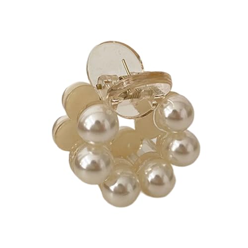 Französische Künstliche Perlenhaarklauenclip Eleganter Haarhalter Starker Grip Haarclip Für Frauen Und Braut Verschiedene Frisuren von Dawutocap
