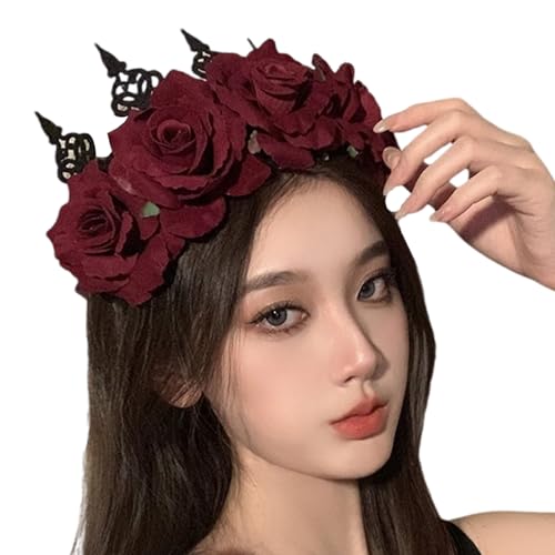 Leichtes Blumen-Haarband, für den täglichen Gebrauch, trendiger Damen-Kopfschmuck für stilvolle Alltagsoutfits von Dawutocap