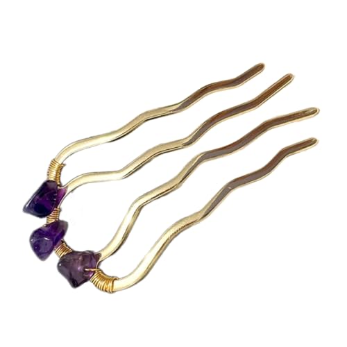 Natural Crystal Stone Hair Pin Elegantes Haargabel Für Braut Und Stilvolle Frauen Hochzeitszeremonie Kopfbedeckung Auffällige Fangen von Dawutocap
