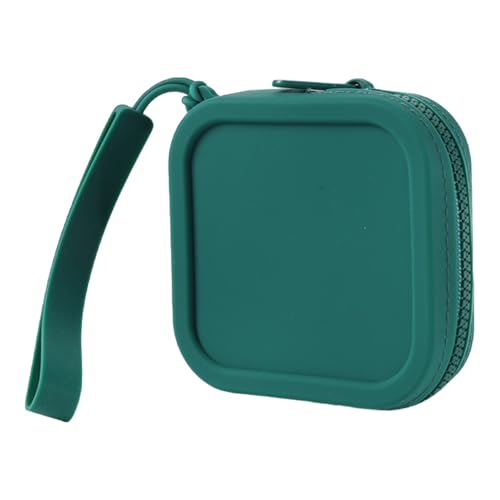 Silicon Square Geldbörse Kopfhörerbeutel Brieftasche Tragbares Make Up Für Reise Und Außenverwendung Artikelhalter von Dawutocap