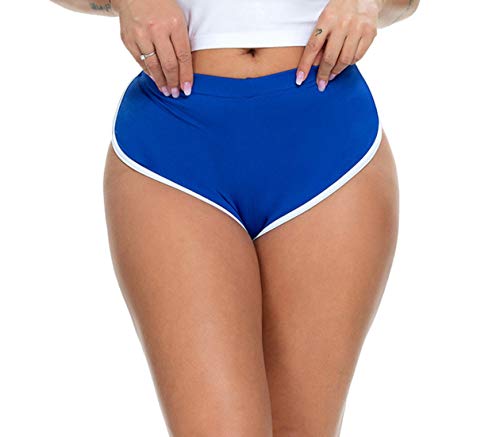 Dawwoti Frauen Yoga Shorts Aktive Shorts Fitnesshosen Running Stretch Sport Shorts Kurz Yoga Pants von Dawwoti