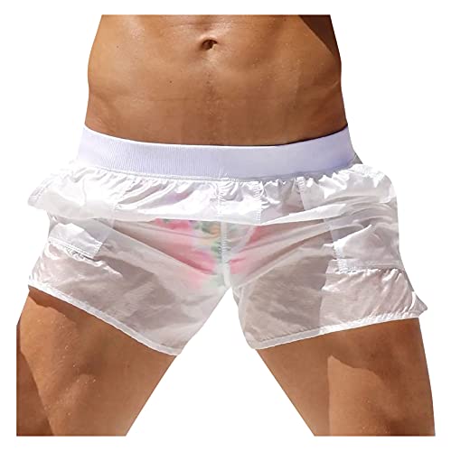 Dawwoti Herren Badehose Schwimmen Badebekleidung Transparent Trunk Strand Trunks Mit von Dawwoti