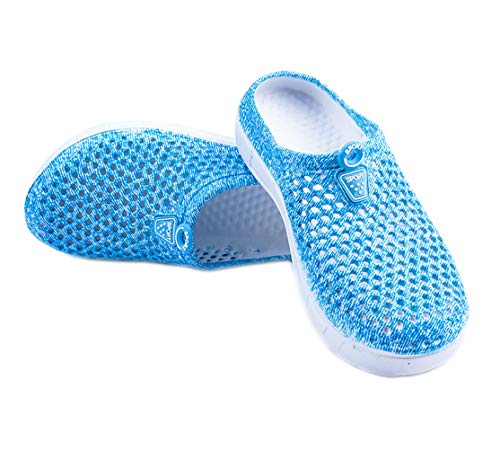 Frauen-Anti-rutsch-Slides Solid Color Sandalen Verstellbare Flach Slipper von Dawwoti