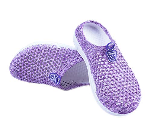 Frauen-Anti-rutsch-Slides Solid Color Sandalen Verstellbare Flach Slipper von Dawwoti