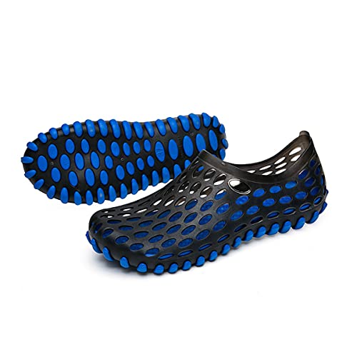 Unisex-Paar Sandalen Mesh-löcher Slide Sandalen Leichte Verschluss Ziehen Sie Auf Strandschuhe von Dawwoti