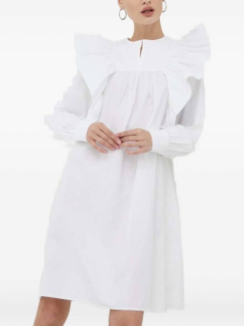 Day Birger Et Mikkelsen Minikleid mit Rüschenbesatz - Weiß von Day Birger Et Mikkelsen