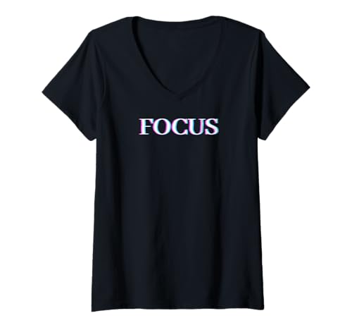 Damen Focus T-Shirt mit V-Ausschnitt von Day Festival Dust Confetti