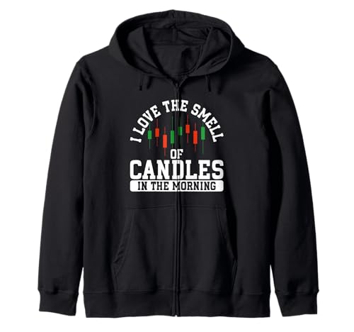 Ich liebe den Duft von Kerzen im morgendlichen Aktienhandel Kapuzenjacke Ich liebe den Duft von Kerzen im morgendlichen Aktienhandel Kapuzenjacke von Day Trader Stock Exchange Market Trading Trader