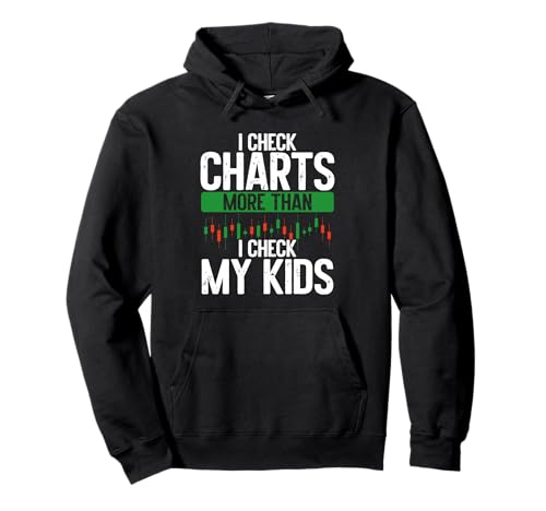 Ich schaue mir die Charts mehr an als den Aktienhandel meiner Kinder Pullover Hoodie Ich schaue mir die Charts mehr an als den Aktienhandel meiner Kinder Pullover Hoodie von Day Trader Stock Exchange Market Trading Trader
