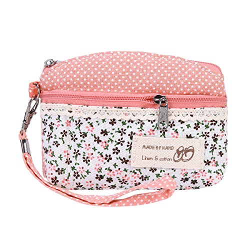 Day of Saturn Damen Klein Münze Geldbörse Mädchen Portemonnaie Geldbeutel,Rosa von Day of Saturn