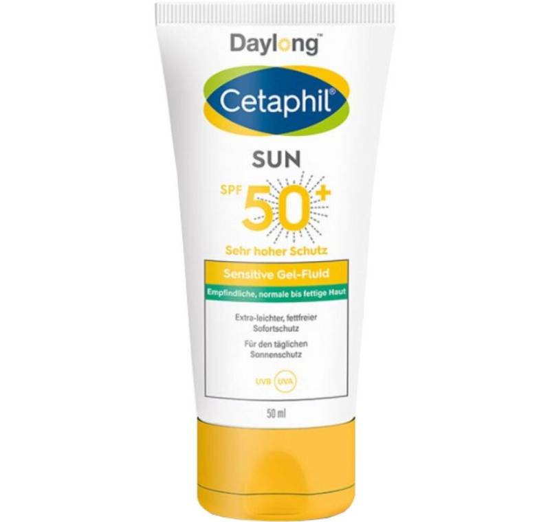 Daylong Körperpflegemittel Sunscreen gel fluid for sensitive SPF 50+ Cetaphil Sun 50ml Daylong Körperpflegemittel Sunscreen gel fluid for sensitive SPF 50+ Cetaphil Sun 50ml von Daylong