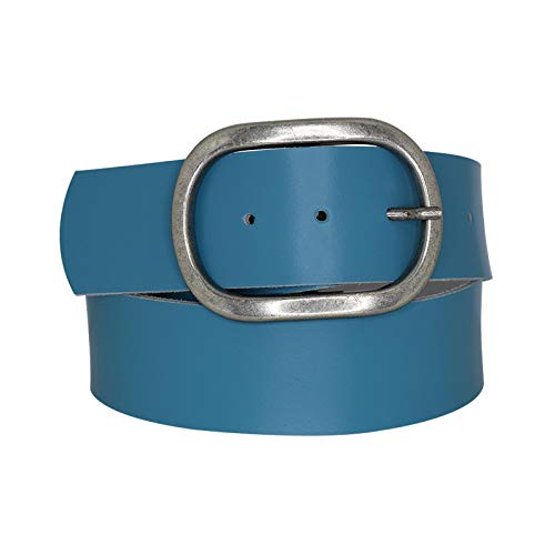 DayneQ 5cm Breit Echt Leder Guertel 1137-50-SIL - Hell-Blau Bundweite 85cm DayneQ 5cm Breit Echt Leder Guertel 1137-50-SIL - Hell-Blau Bundweite 85cm von DayneQ