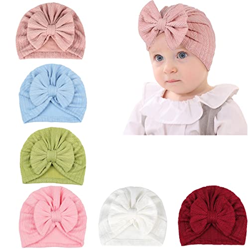 Daysskk Baby Mütze Mädchen 0-12 Monate Neugeborene Turban Mütze Sommer Babymütze Stirnband Mädchen Babygeschenke Zur Geburt Mädchen von Daysskk