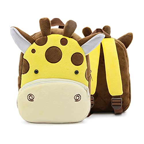 Daysskk Baby Rucksack Kindergarten Baby Backpack Kita Kinderrucksack Mädchen Jungen 3 Jahre Kindergarten Rucksack Tier Giraffe Kinderrucksack Kindergarten Mädchen Junge Geburtstagsgeschenk Für Mädchen von Daysskk