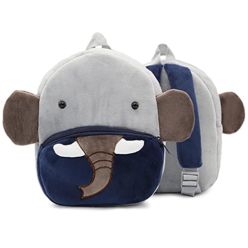 Daysskk Baby Rucksack Kita Kinderrucksack Mädchen Jungen Kindergarten Baby Rucksack Kindergarten Tier Elefant Kindergartenrucksack Mädchen Jungen Niedlich Rucksack Kinder Kindergarten 1-4 Jahre von Daysskk