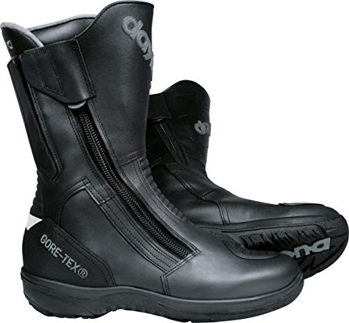 Daytona Boots Motorradschuhe, Motorradstiefel lang Road Star Gore-TEX Stiefel schwarz breite Passform 44, Unisex, Tourer, Ganzjährig, Leder von Daytona