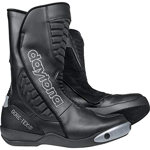 Daytona Boots Motorradschuhe, Motorradstiefel lang Strive GTX Sportstiefel schwarz 44, Unisex, Sportler, Ganzjährig, Leder von Daytona