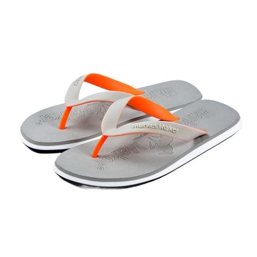 Dazengzeng Duschschuhe, EVA-Flip-Flops for Herren im Sommer – weiche Strandsandalen for den Außenbereich(Gray,41 EU) von Dazengzeng