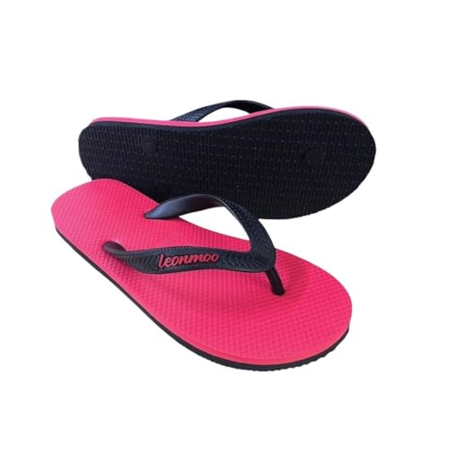 Dazengzeng Duschschuhe, Herren-Flip-Flops mit weicher Sohle, leichte, nicht riechende Fußpantoffeln(Black,41 EU) von Dazengzeng