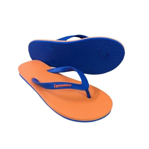 Dazengzeng Duschschuhe, Herren-Flip-Flops mit weicher Sohle, leichte, nicht riechende Fußpantoffeln(Blue,37 EU) von Dazengzeng