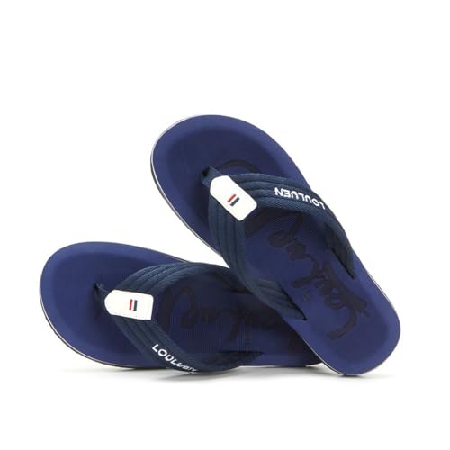 Dazengzeng Duschschuhe, Herren-Strand-Flip-Flops mit dicker Sohle – Sommer-Outdoor-Sandalen(Blue,42 EU) von Dazengzeng