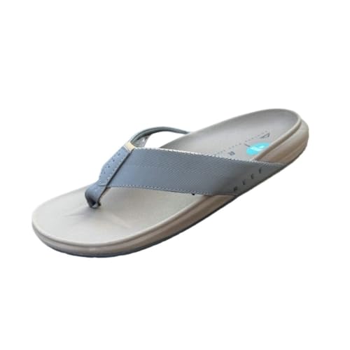 Dazengzeng Duschschuhe, Rutschfeste, weiche Zehensandalen for Herren – Strand-Sommer-Hausschuhe(Gray,41 EU) von Dazengzeng