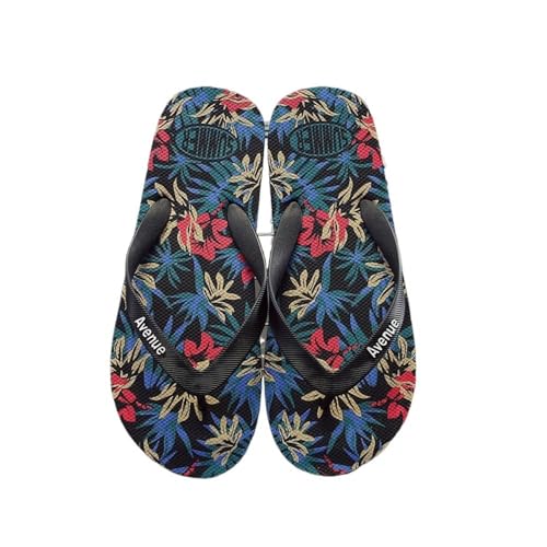 Dazengzeng Duschschuhe, Sommer-Flip-Flops for Herren – Strandsandalen mit weicher Sohle, leichte und bequeme Freizeit-Hausschuhe for den Außenbereich(Dark blue,39 EU) von Dazengzeng