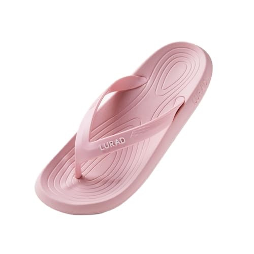 Dazengzeng Duschschuhe, Sommer-Flip-Flops for Paare – Strandsandalen for Anklipsen for Männer und Frauen for Outdoor und Urlaub(Pink,39 EU) von Dazengzeng