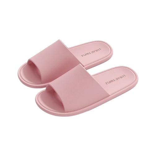 Dazengzeng Hausschuhe Faltbare EVA-Badeschuhe for Zuhause und unterwegs, Unisex, leicht und bequem(Pink,35 EU) von Dazengzeng