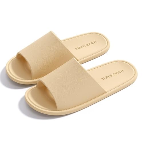 Dazengzeng Hausschuhe Faltbare EVA-Badeschuhe for Zuhause und unterwegs, Unisex, leicht und bequem(Yellow,40 EU) von Dazengzeng