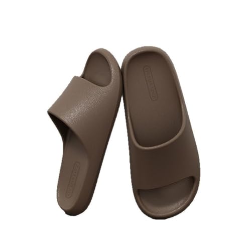 Dazengzeng Hausschuhe Herren EVA Badeschuhe - Sommer Indoor Haus Sandalen Komfort(Coffee,3EU) von Dazengzeng
