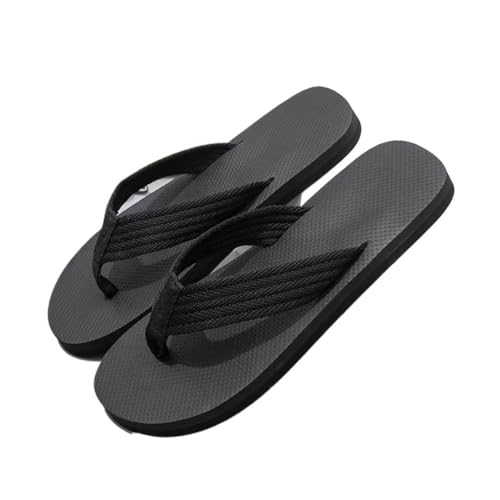Dazengzeng Hausschuhe Paar Strand Hausschuhe - Sommer Sandalen(Black,39 EU) von Dazengzeng