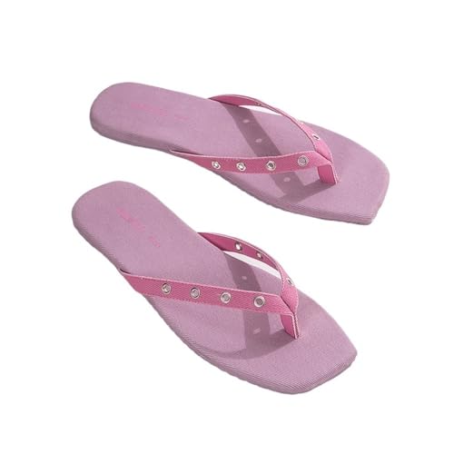 Duschschuhe, Hausschuhe Damen Oberbekleidung Casual Hundred Flip Flops(42 EU) von Dazengzeng