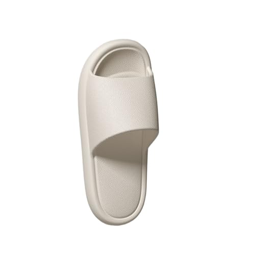 Duschschuhe, Hausschuhe aus EVA mit dicker Sohle for Damen und Herren – Sommer-Badesandalen for den Innenbereich(Beige,35 EU) von Dazengzeng